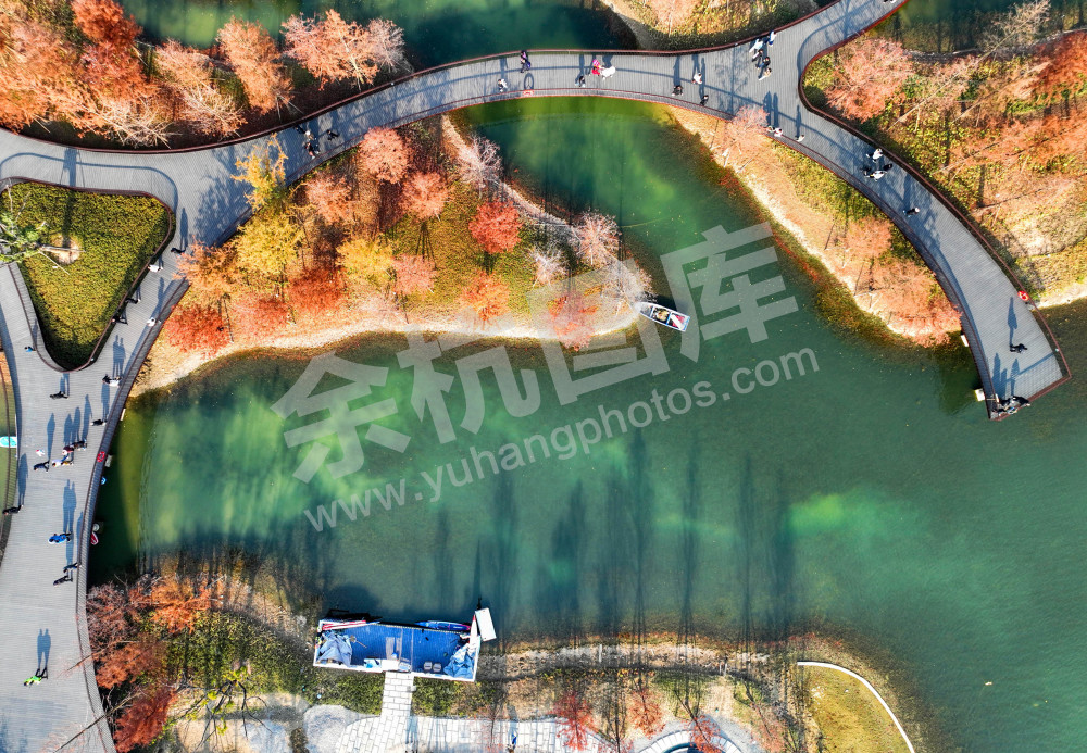 《鸟瞰玉湖公园（组照3）》