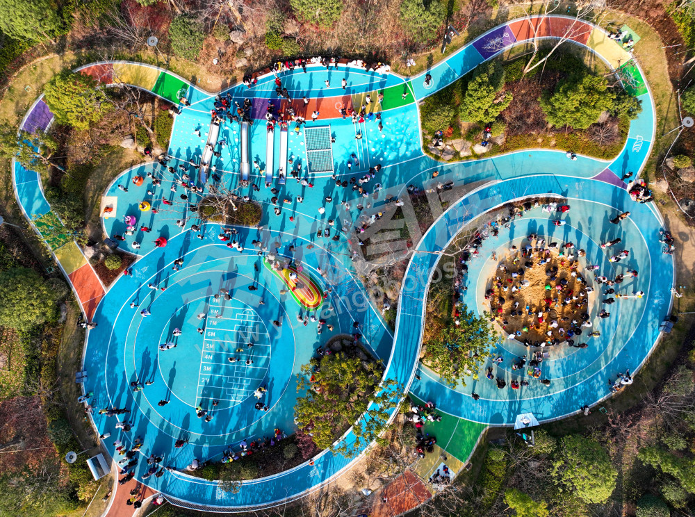 《鸟瞰玉湖公园（组照1）》