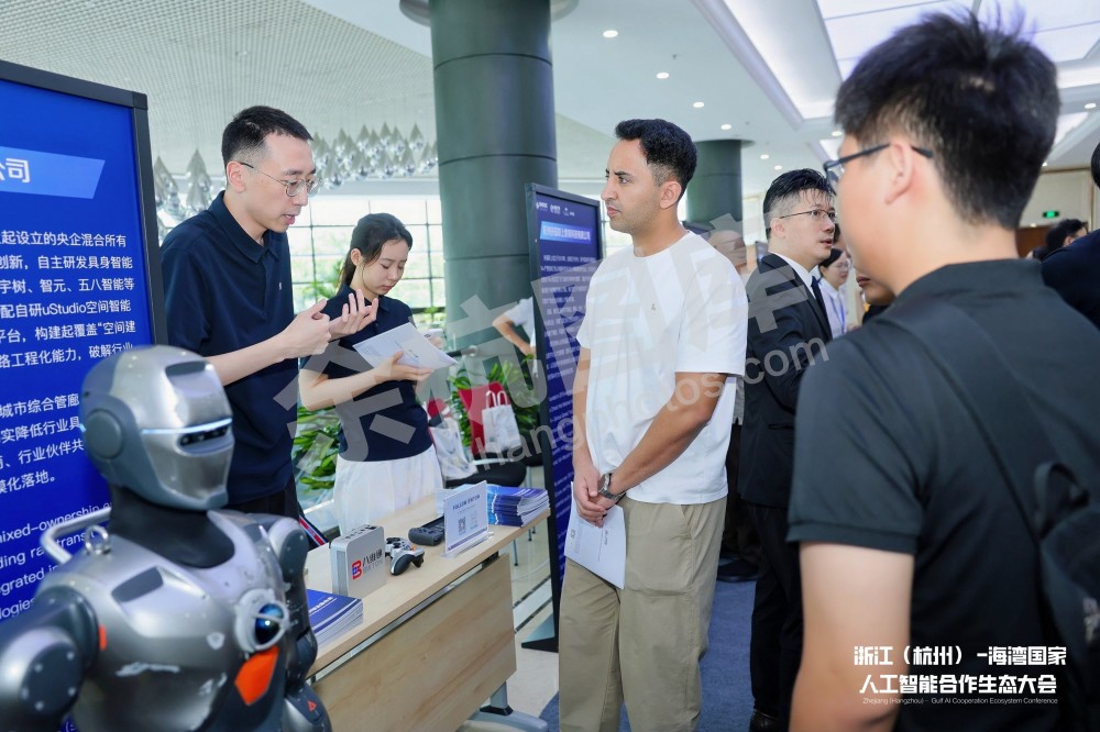 浙江（杭州）&mdash;海湾国家人工智能合作生态会议在余杭举办