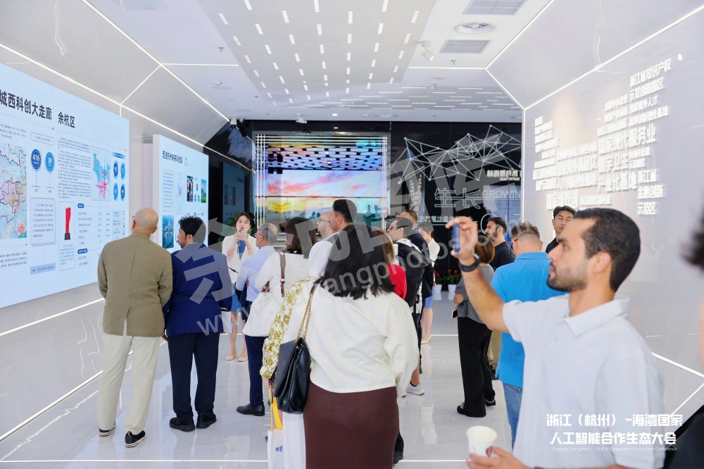 浙江（杭州）&mdash;海湾国家人工智能合作生态会议在余杭举办