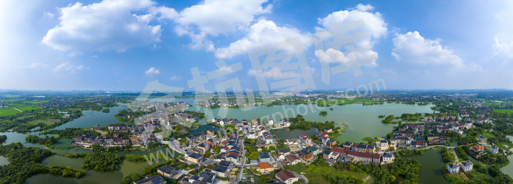 仁和三白潭全景